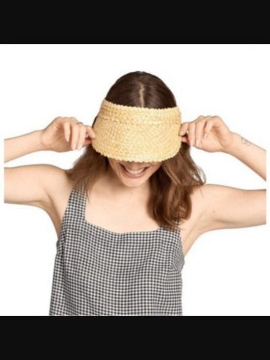 NIP Beach Riot Straw Sun Visor $78.00